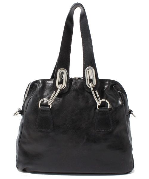 SOFFITTO(ソフィット)の「Soffitto / レザーバッグ(ショルダーバッグ・レディース・ブラック/グレー・FREE)」の1枚目の写真