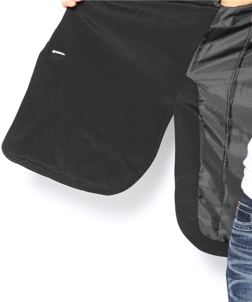 KariAng（カリアング）の「ラウンド７分袖ジャケット（テーラードジャケット・レディース・ブラック系/ベージュ系・SMALL/MEDIUM）」の8枚目の写真