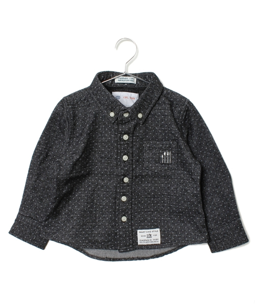 CIAOPANIC TYPY（チャオパニックティピー）の「KID'S フランネルボタンダウンシャツ（シャツ/ブラウス・キッズ・ホワイト/マスタード/ネイビー/ワインレッド/ブラック/その他18/その他20/レッド/ブルー/グリーン・85/105/145/125）」の18枚目の写真