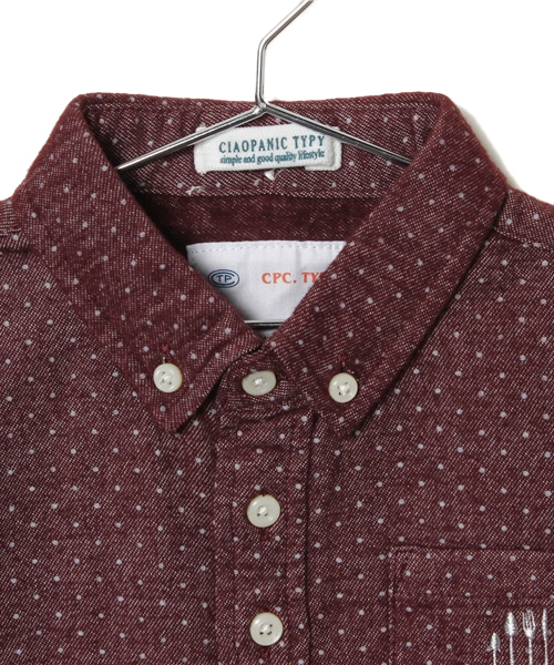 CIAOPANIC TYPY（チャオパニックティピー）の「KID'S フランネルボタンダウンシャツ（シャツ/ブラウス・キッズ・ホワイト/マスタード/ネイビー/ワインレッド/ブラック/その他18/その他20/レッド/ブルー/グリーン・85/105/145/125）」の12枚目の写真