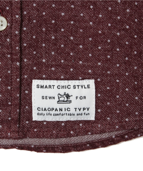 CIAOPANIC TYPY（チャオパニックティピー）の「KID'S フランネルボタンダウンシャツ（シャツ/ブラウス・キッズ・ホワイト/マスタード/ネイビー/ワインレッド/ブラック/その他18/その他20/レッド/ブルー/グリーン・85/105/145/125）」の16枚目の写真