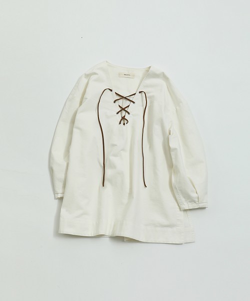 TODAYFUL（トゥデイフル）の「レースアップコットンプルオーバー（T 