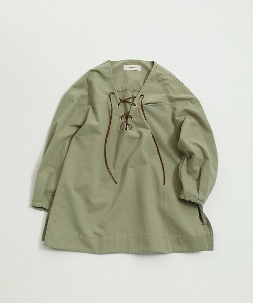 TODAYFUL（トゥデイフル）の「レースアップコットンプルオーバー（T 