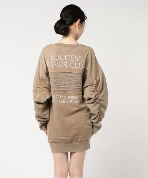 ROGER AND RAW(ロジャーアンドロウ)の「Roger&Raw/袖デニムピグメントOP(ワンピース・レディース・ベージュ/ホワイト/ブラック/グレー/ライトブルー/ネイビー・M)」の7枚目の写真