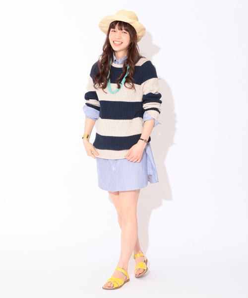 BEAMS BOY(ビームスボーイ)の「○SALTWATER SANDALS / The Original Sandal(サンダル・レディース・ホワイト/ベージュ/イエロー/ネイビー・8/7/5/6)」の9枚目の写真