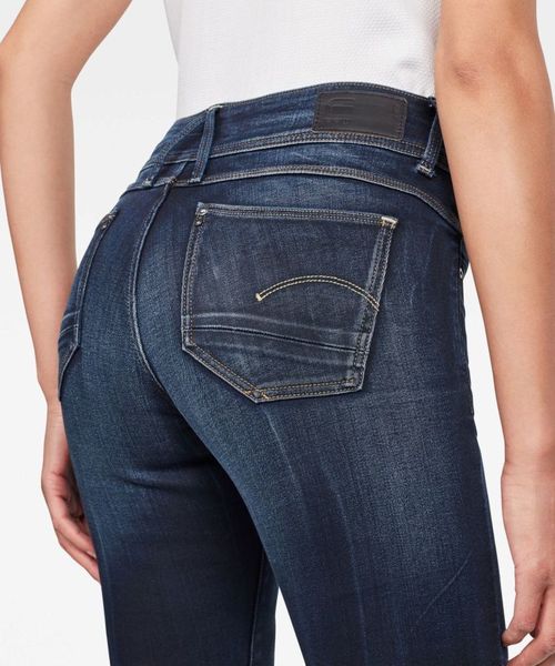 G-STAR(ジースター)の「Lynn Mid Waist Skinny Jeans(デニムパンツ・レディース・インディゴブルー・24/30/25/30/26/30/28/28/24/28/25/28/26/28/27/28)」の3枚目の写真