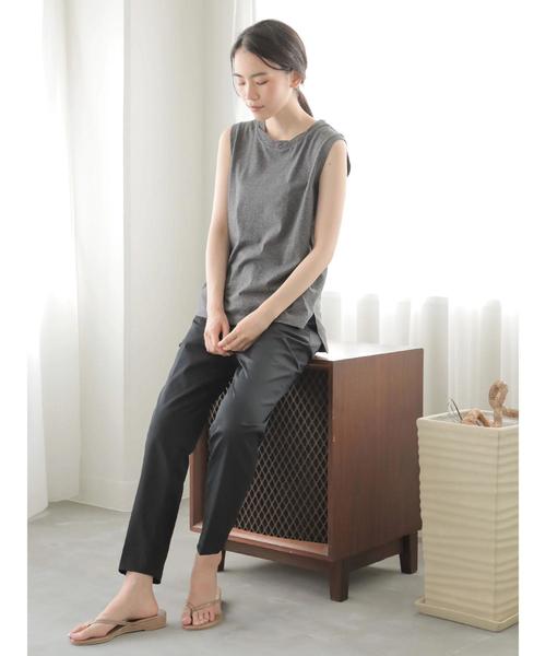 AMERICAN HOLIC（アメリカンホリック）の「衿ねじりノースリーブプルオーバー（Tシャツ/カットソー・レディース・オフホワイト/モカ/その他7/ホワイト系その他/グレー系その他2・M/L）」の11枚目の写真