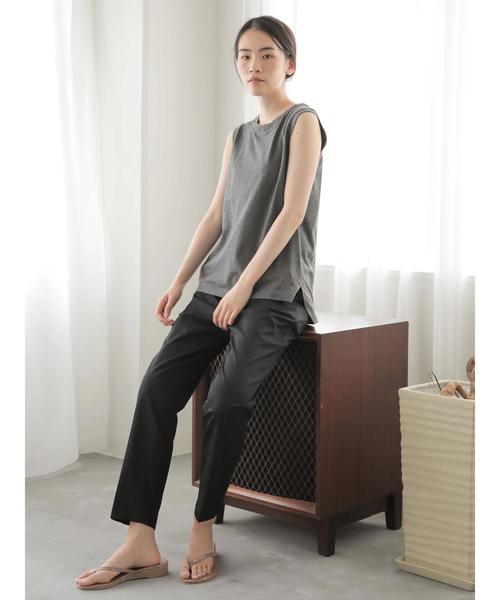 AMERICAN HOLIC（アメリカンホリック）の「衿ねじりノースリーブプルオーバー（Tシャツ/カットソー・レディース・オフホワイト/モカ/その他7/ホワイト系その他/グレー系その他2・M/L）」の12枚目の写真