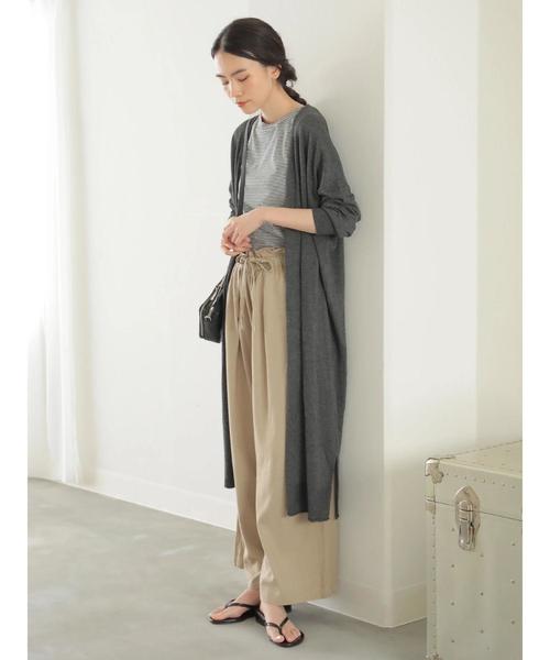 AMERICAN HOLIC（アメリカンホリック）の「衿ねじりノースリーブプルオーバー（Tシャツ/カットソー・レディース・オフホワイト/モカ/その他7/ホワイト系その他/グレー系その他2・M/L）」の16枚目の写真