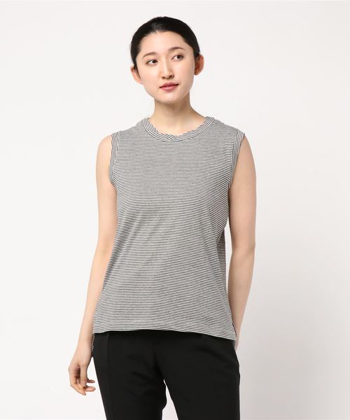 AMERICAN HOLIC（アメリカンホリック）の「衿ねじりノースリーブプルオーバー（Tシャツ/カットソー・レディース・オフホワイト/モカ/その他7/ホワイト系その他/グレー系その他2・M/L）」の21枚目の写真