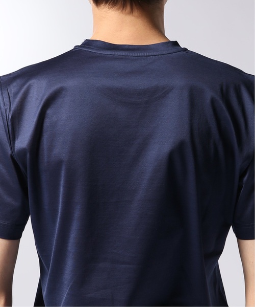 EDIFICE(エディフィス)の「CITA / チータ クルーネック ポケット Tシャツ(Tシャツ/カットソー・メンズ・ホワイト/ブラック/グレー/ボルドー/ネイビー・44/46/48/50)」の12枚目の写真