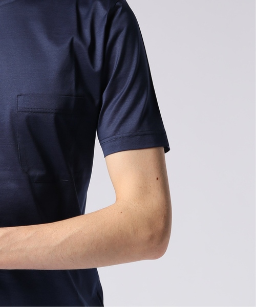 EDIFICE(エディフィス)の「CITA / チータ クルーネック ポケット Tシャツ(Tシャツ/カットソー・メンズ・ホワイト/ブラック/グレー/ボルドー/ネイビー・44/46/48/50)」の20枚目の写真