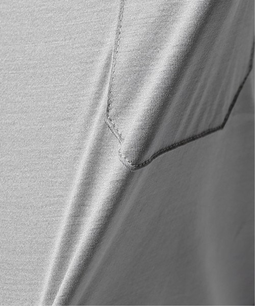 EDIFICE(エディフィス)の「CITA / チータ クルーネック ポケット Tシャツ(Tシャツ/カットソー・メンズ・ホワイト/ブラック/グレー/ボルドー/ネイビー・44/46/48/50)」の13枚目の写真
