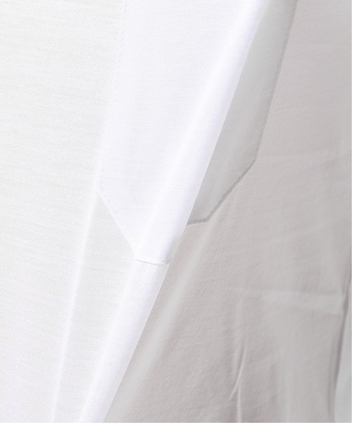 EDIFICE(エディフィス)の「CITA / チータ クルーネック ポケット Tシャツ(Tシャツ/カットソー・メンズ・ホワイト/ブラック/グレー/ボルドー/ネイビー・44/46/48/50)」の11枚目の写真