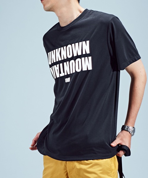 nano・universe(ナノユニバース)の「OGAWA ALLWEATHER TEE TYPE2(Tシャツ/カットソー)」|ブラック