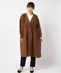 ガーゼファイユドロストガウンコート