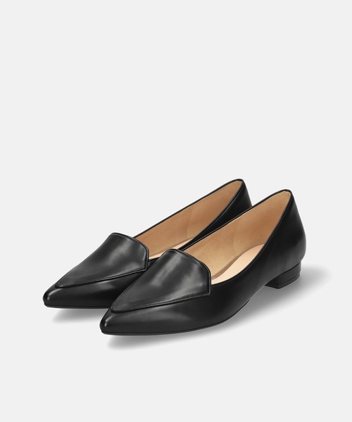 MAMIAN(マミアン)の「甲深デザイン フラットシューズ(バレエシューズ・レディース・ブラック/グレイッシュベージュ/ダークパープル/ブラック系その他/アイボリー/ブラック系その他2/ブラック系その他3/ブラック系その他4/モカ/ライトベージュ/ブラック系その他5/グレー系その他/レオパード/シルバー・22.5cm/23.0cm/23.5cm/24.0cm/24.5cm/25.0cm)」の21枚目の写真