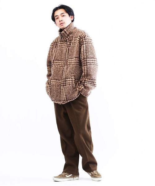 KANGOLカンゴール リバーシブル シープボアフリースジャケットブルゾン KANGOL（カンゴール）の「KANGOL 別注 カンゴール リバーシブル