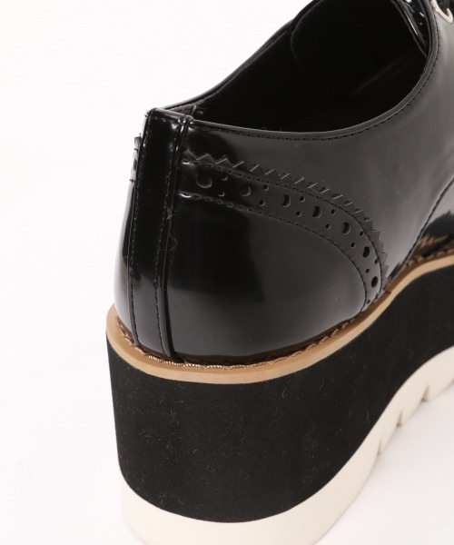 PAGEBOY(ページボーイ)の「厚底レースアップ/オックスフォードシューズ(その他シューズ・レディース・チャコールグレー/ブラック・MEDIUM/LARGE)」の13枚目の写真