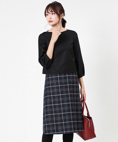 セール ネップチェック ブロッキングワンピース ワンピース Newyorker ニューヨーカー のファッション通販 Zozotown