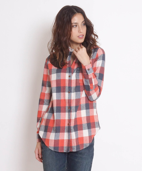 goa（ゴア）の「ｹﾐｶﾙﾊﾞｲｵ加工 ﾈﾙﾁｪｯｸｶｼｭｰｸｰﾙｼｬﾂ（シャツ/ブラウス・レディース・A/B/C/D/E/F/G/H・FREE）」の6枚目の写真