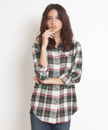 goa | ｹﾐｶﾙﾊﾞｲｵ加工 ﾈﾙﾁｪｯｸｶｼｭｰｸｰﾙｼｬﾂ(シャツ/ブラウス)