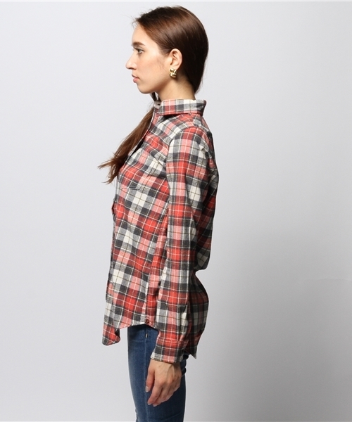 goa（ゴア）の「ｹﾐｶﾙﾊﾞｲｵ加工 ﾈﾙﾁｪｯｸｶｼｭｰｸｰﾙｼｬﾂ（シャツ/ブラウス・レディース・A/B/C/D/E/F/G/H・FREE）」の10枚目の写真