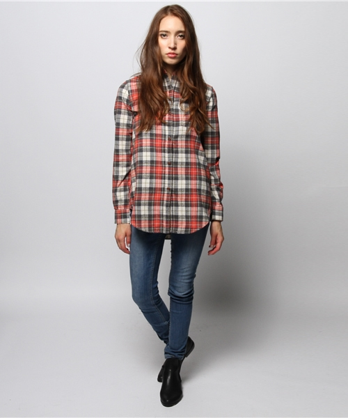 goa（ゴア）の「ｹﾐｶﾙﾊﾞｲｵ加工 ﾈﾙﾁｪｯｸｶｼｭｰｸｰﾙｼｬﾂ（シャツ/ブラウス・レディース・A/B/C/D/E/F/G/H・FREE）」の21枚目の写真