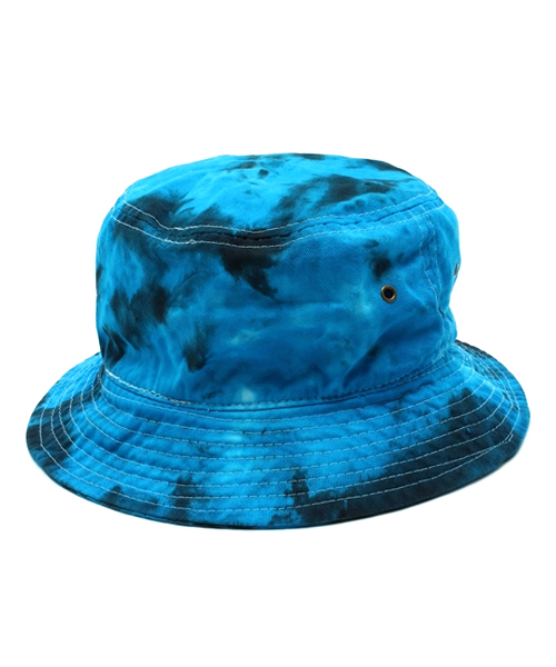 MILKCRATE（ミルクレイト）の「ELECTRIC TIE DYE BUCKET HATS（ハット・メンズ・オレンジ/ブルー・ONE SIZE）」の6枚目の写真