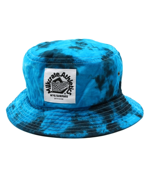 MILKCRATE（ミルクレイト）の「ELECTRIC TIE DYE BUCKET HATS（ハット・メンズ・オレンジ/ブルー・ONE SIZE）」の3枚目の写真