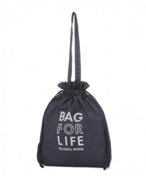 巾着エコバッグ Lサイズ G W G G トートバッグ Global Work グローバルワーク のファッション通販 Zozotown