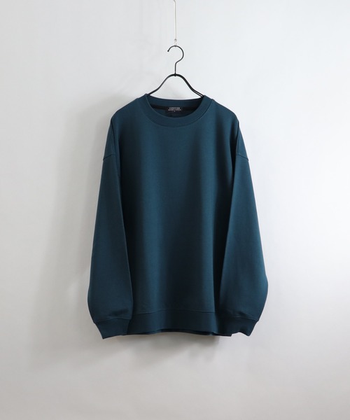 Confirm（コンファーム）の「Confirm / コンファーム ビッグシルエットスウェットK（スウェット・メンズ・パープル/サックスブルー/グリーン・M/L）」の2枚目の写真