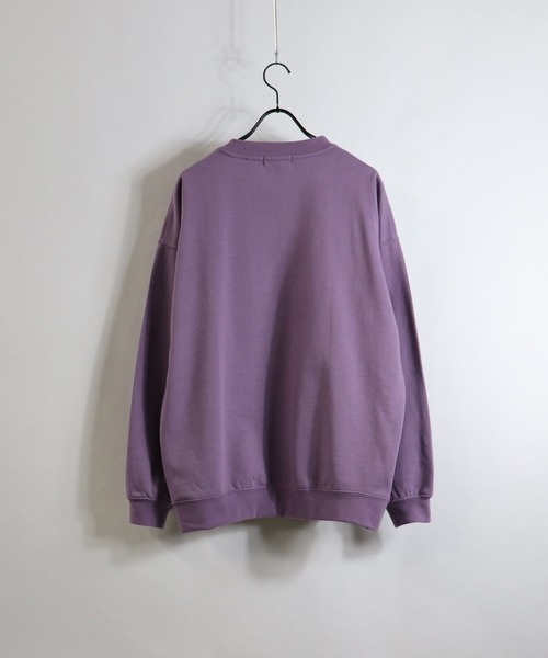 Confirm（コンファーム）の「Confirm / コンファーム ビッグシルエットスウェットK（スウェット・メンズ・パープル/サックスブルー/グリーン・M/L）」の4枚目の写真
