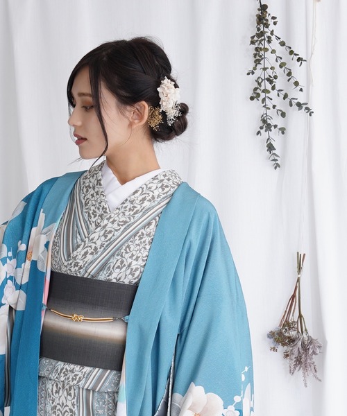 utatane(ウタタネ)の「髪飾り カスミソウ金銀(和装小物・レディース・シルバー/ゴールド・FREE)」の7枚目の写真