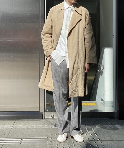 ADAM ET ROPE'（アダムエロペ）の「Origami Dye レギュラーカラーシャツ（シャツ/ブラウス・メンズ・ライトグリーン・M/L）」の10枚目の写真