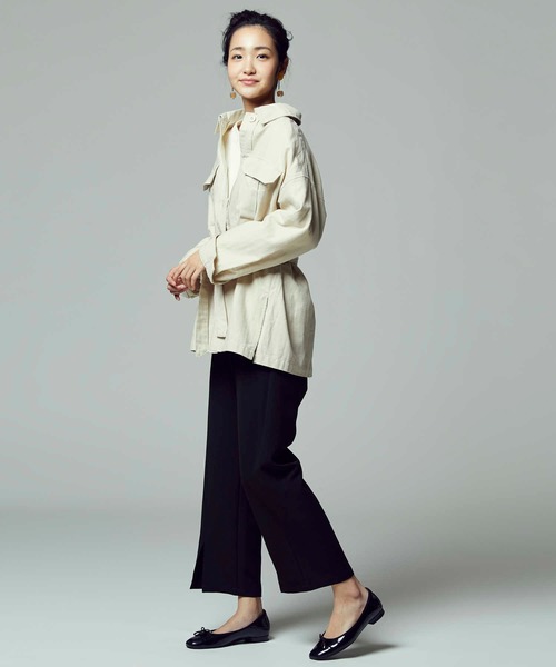 Right-on（ライトオン）の「【RAG MACHINE】前スリットパンツ（その他パンツ・レディース・ブラウン/ブラック・M/L）」の6枚目の写真