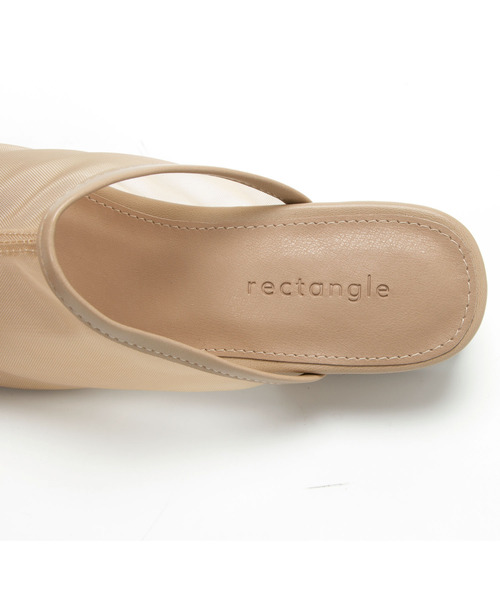 rectangle(レクタングル)の「メッシュシアーサンダル(サンダル・レディース・ブラック/ベージュ・23㎝/24㎝/23.5㎝/24.5㎝)」の13枚目の写真