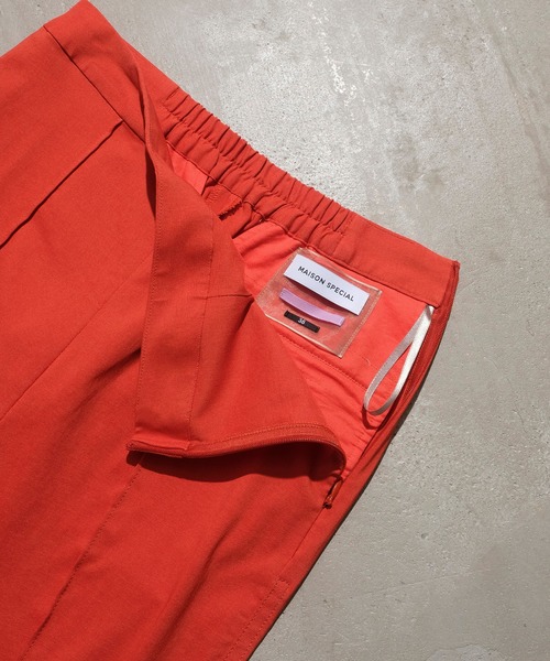MAISON SPECIAL(メゾンスペシャル)の「◎Spring 9月号掲載:ストレッチフレアパンツ【MAISON SPECIAL/メゾンスペシャル】(その他パンツ・レディース・オレンジ/パイソン/ブラック/ベージュ/ブラウン/パープル・38/36)」の19枚目の写真