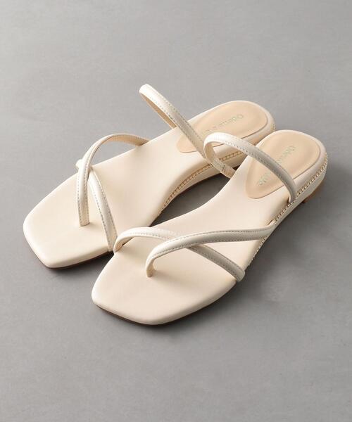 ODETTE E ODILE（オデットエオディール）の「OFC ライントング サンダル20（サンダル・レディース・ブラック/ダークブラウン/オフホワイト・36/35/37）」の2枚目の写真