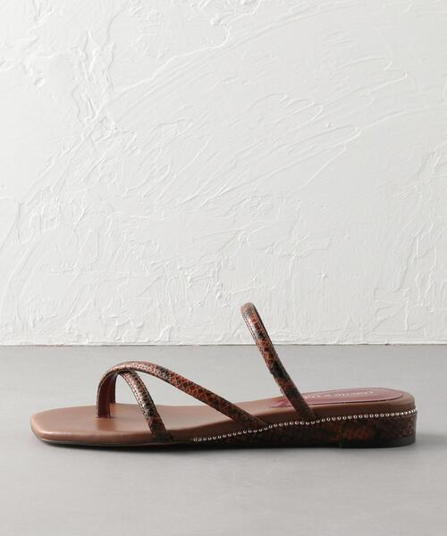 ODETTE E ODILE（オデットエオディール）の「OFC ライントング サンダル20（サンダル・レディース・ブラック/ダークブラウン/オフホワイト・36/35/37）」の8枚目の写真