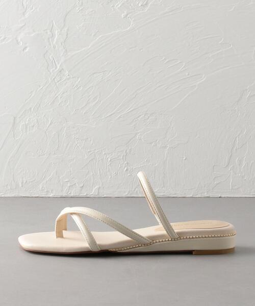 ODETTE E ODILE（オデットエオディール）の「OFC ライントング サンダル20（サンダル・レディース・ブラック/ダークブラウン/オフホワイト・36/35/37）」の7枚目の写真