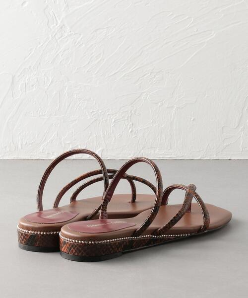 ODETTE E ODILE（オデットエオディール）の「OFC ライントング サンダル20（サンダル・レディース・ブラック/ダークブラウン/オフホワイト・36/35/37）」の11枚目の写真