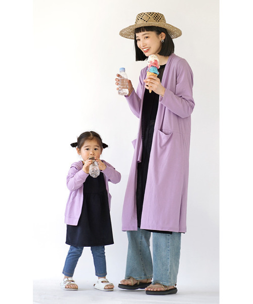 zootie（ズーティー）の「さらっと薄手で快適 UVカットロングカーディガン（カーディガン/ボレロ・レディース・ベージュ系その他/ブルー系その他/イエロー/ネイビー/ブラック/杢グレー/ピンク/オフホワイト/ライトカーキ/チャコール/ライトイエロー/ライトブルー/ミント/ラベンダー・L/M/L-XL/M-L）」の20枚目の写真