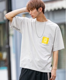 En serio TOKYO | トレードマーク / ワンポイント / シンプル プリント / ポケット 付き / ビッグシルエット Tシャツ(Tシャツ/カットソー)