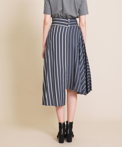 RITO（リト）の「【Rito(リト)】マルチストライプアシンメトリースカート 　0770RTW713S（スカート・レディース・ブラウン/ブルー・36）」の22枚目の写真