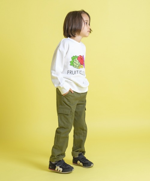 FRUIT OF THE LOOM（フルーツオブザルーム）の「キッズ プリントスウェットシャツ / 長袖 / スウェット / 前面 / ロゴ / プリント / ユニセックス（スウェット・キッズ・ホワイト/ブラック/グレー・90-100cm/110-120cm/130-140cm）」の22枚目の写真