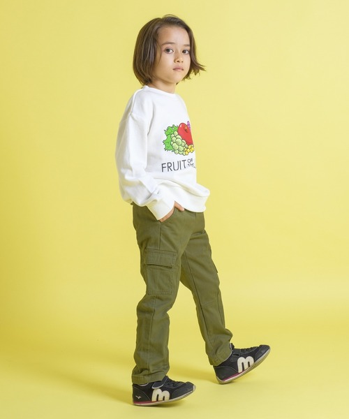 FRUIT OF THE LOOM（フルーツオブザルーム）の「キッズ プリントスウェットシャツ / 長袖 / スウェット / 前面 / ロゴ / プリント / ユニセックス（スウェット・キッズ・ホワイト/ブラック/グレー・90-100cm/110-120cm/130-140cm）」の21枚目の写真