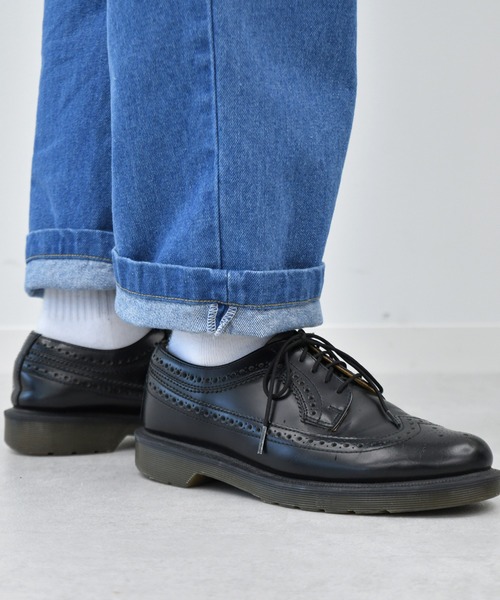 Perushu（ペルーシュ）の「ワイドストレートパンツ（デニムパンツ・メンズ・オフホワイト/ベージュ/カーキ/ライトブルー/サックスブルー・SMALL/MEDIUM/LARGE）」の15枚目の写真