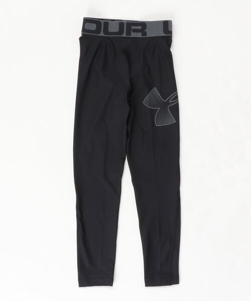UNDER ARMOUR(アンダーアーマー)の「UAヒートギアアーマー レギンス(トレーニング/BOYS)(レギンス/スパッツ・キッズ・ブラック×グレー・120/130/140/150/160)」の4枚目の写真