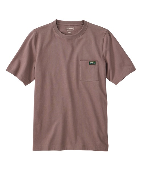 L.L.Bean(エルエルビーン)の「ケアフリー・アンシュリンカブル・ティ、半袖 ポケット付き カタディン・ロゴ ジャパン・フィット(Tシャツ/カットソー・メンズ・ヘザーグレー/ヘザーチャコール/ホワイト/ネイビー/ブラック/スカイブルー/ブラウン・SMALL/MEDIUM/LARGE/X-LARGE/XX-LARGE)」の5枚目の写真